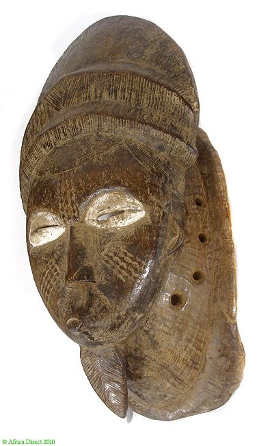 Baule Portrait Face Mask Mblo Cote dIvoire Africa SALE Was $450