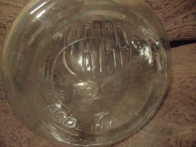 Vintage Crisa Glass Water Bottle Jug 5 Gallon Made in Mexico Coin Bank