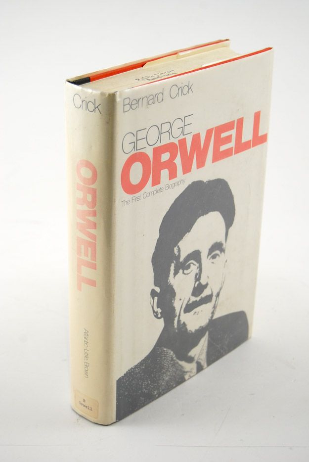  Orwell a life the first biography Bernard Crick 1st edition book