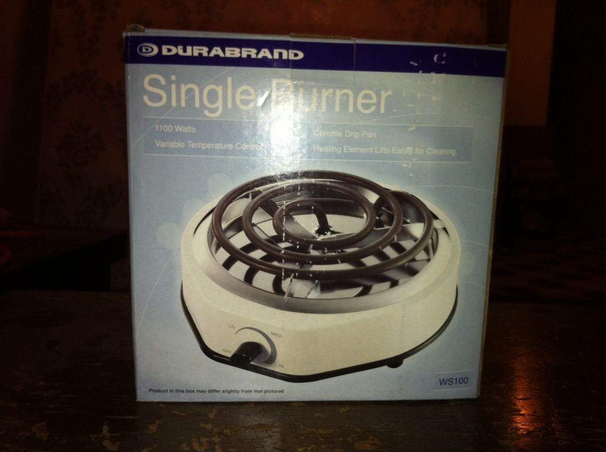 Durabrand Single Burner Hot Plate Cook Top Electric