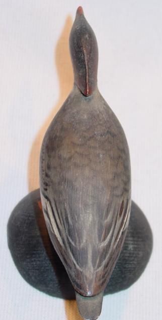 Old Signed A E Crowell Mini Merganser BROKEN BILL