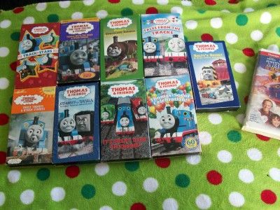 lot of 10 pbs thomas friends vhs tapes