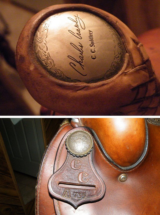 Nice Used Charles Crawley CC Saddlery Western Saddle Vintage Show