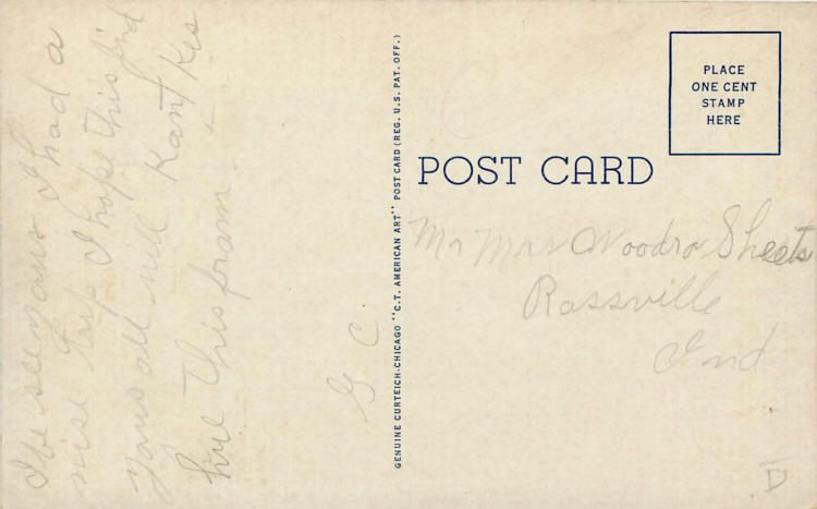 Cullman Alabama Al 1925 Methodist Episcopal Church Vintage Postcard