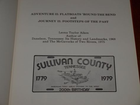  County Tennessee FLATBOATS Cumberland Gap JOHN DONELSON More HISTORY