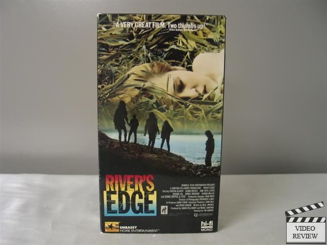 Rivers Edge VHS Crispin Glover Keanu Reeves Dennis Hopper