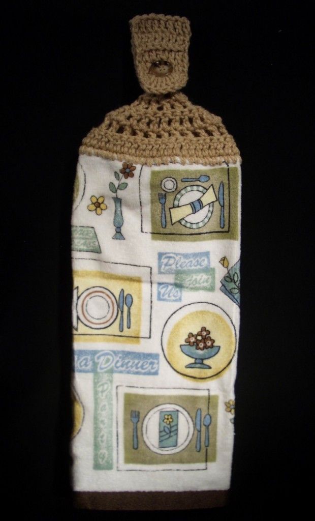 Crochet Top Kitchen Dish Towel Many Styles Your Choice