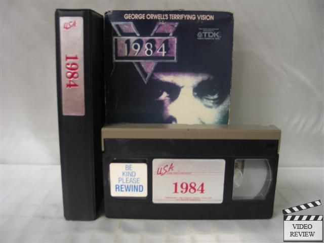 1984 VHS John Hurt Richard Burton Suzanna Hamilton