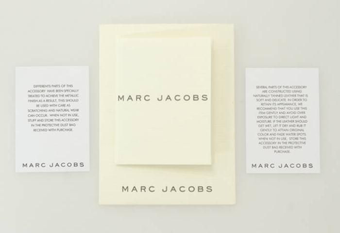 Marc Jacobs Bronze Metallic Leather Cammie Crossbody Bag NEW