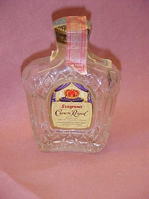 Seagrams Crown Royal Vintage 1 10th Glass Mini 1960