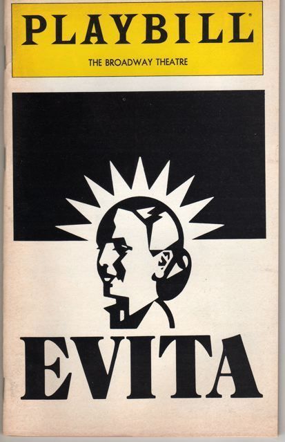 Evita Playbill 1981 Derin Altay David Cryer