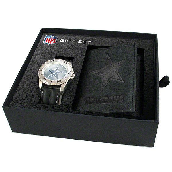 dallas cowboys watch and wallet set