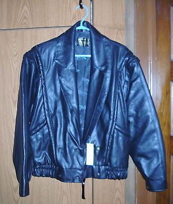  JACKET,BLACK,L ADIES,SMALL,IT ALY,PERVIN,MOT ORCYCLE,NEW,CH EAP,NICE