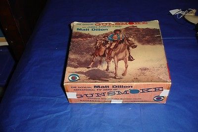 vintage 1958 Hartland GUNSMOKE Matt Dillon with Original Box FREE