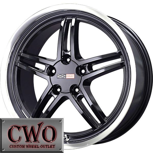 17 Black Cray Scorpion Wheels Rims 5x4 75 5 Lug Chevrolet Chevy