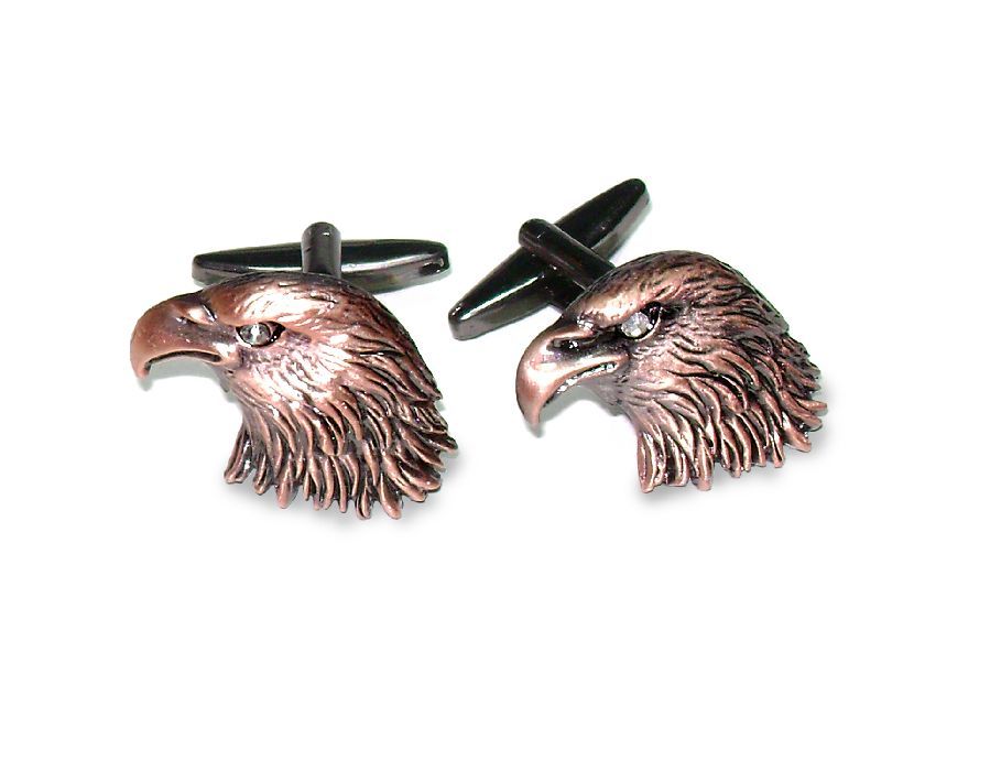 The size of the cufflinks is approximately 3/4 inches by 3/4 inches