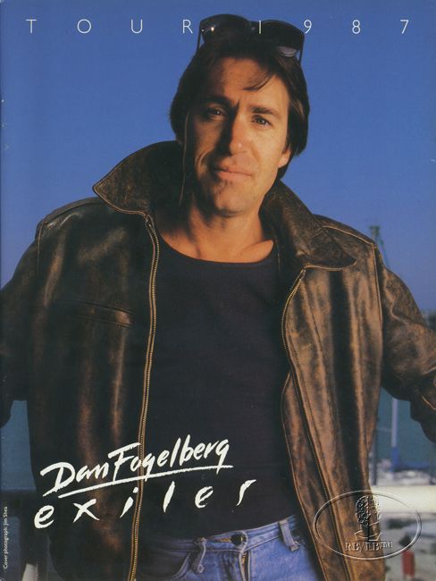  original concert program from the dan fogelberg 1987 exiles