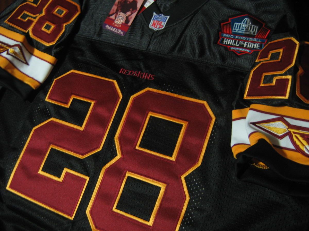 Washington Redskins 28 Darrell Green w HOF Patch Vintage Jersey 52 NWT