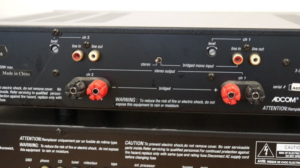 Adcom GFA 5002 High Current Custom Installation Amplifiers