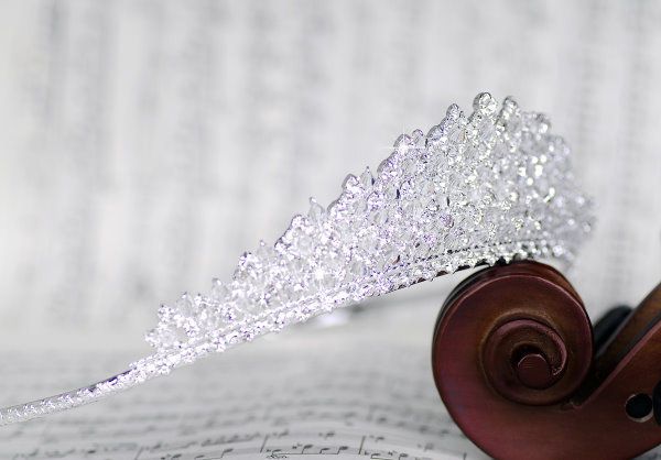 Bridal Wedding crystal Tiara Headband Silver  Party Bridalmaid