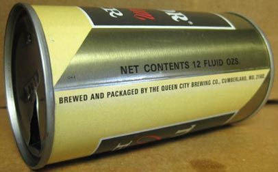 Tudor A P Beer Can Queen City Cumberland Maryland 73
