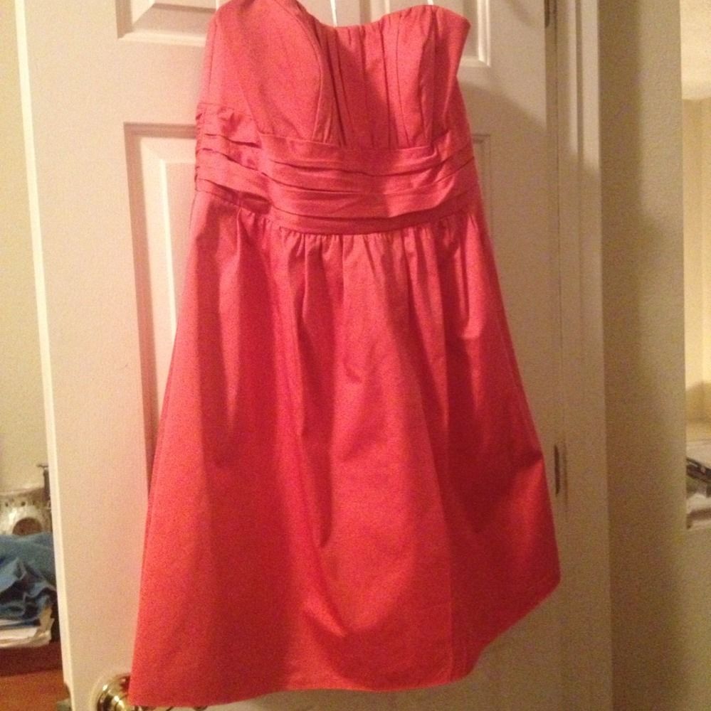 Davids Bridal Guava Bridesmaid Dress Size 18