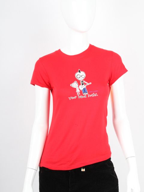 David Goliath Your Band Sucks Medium Ladies Red T Shirt