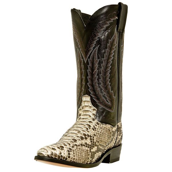 Dan Post Python Snakeskin Exotic Cowboy Boot Omaha Natural DPP3036