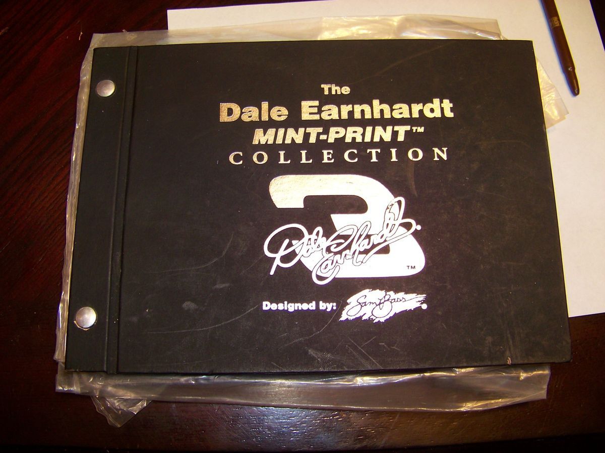Dale Earnhardt Mint Print Collection W Silver Coins Very Rare
