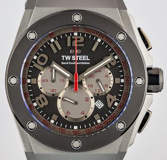 TW Steel David Coulthard CEO Tech Grey with Grey Leather Band CE4001