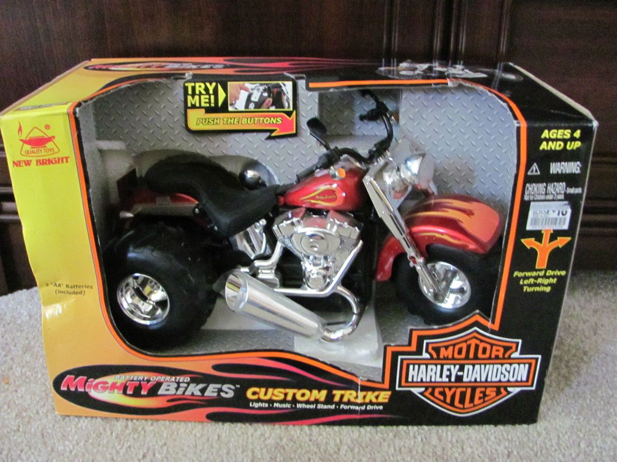 Harley Davidson Motorcycle Custom Trike Mighty Bikes Quality Toys