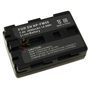 NP FM50 Info Lithium Battery for Sony Cybershot Camera