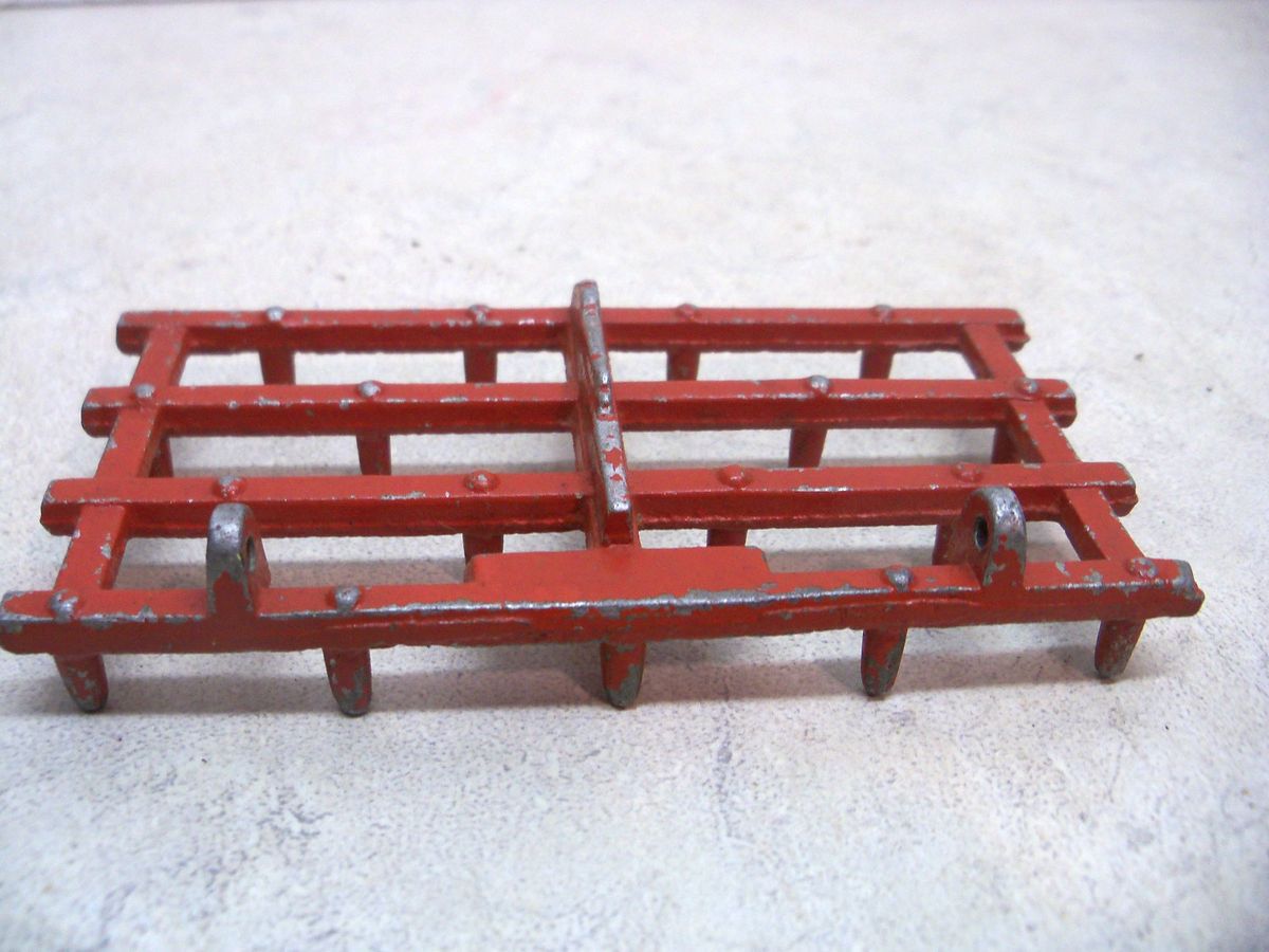 Dearborn Metal Toy Drag Pull Type Harrow