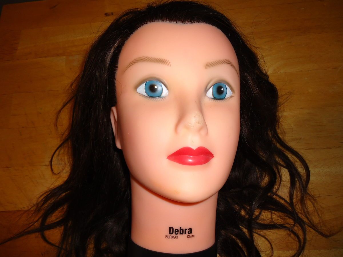 Burmax Debra COSMETOLOGY Mannequin head with 100% HUMAN HAIR on PopScreen