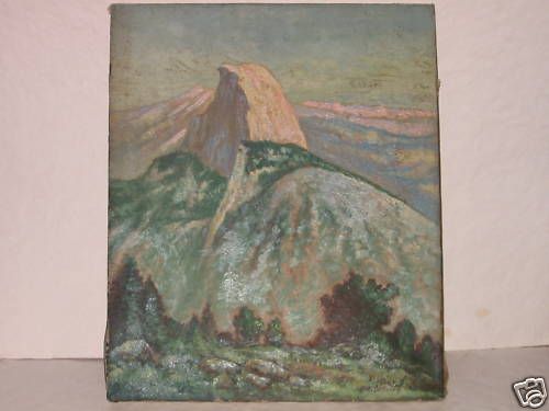 Half Dome Yosemite Valley DeHaven Circa 1890 1920