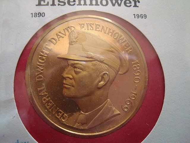 1969 Dwight David Eisenhower President Medal FDC Folder