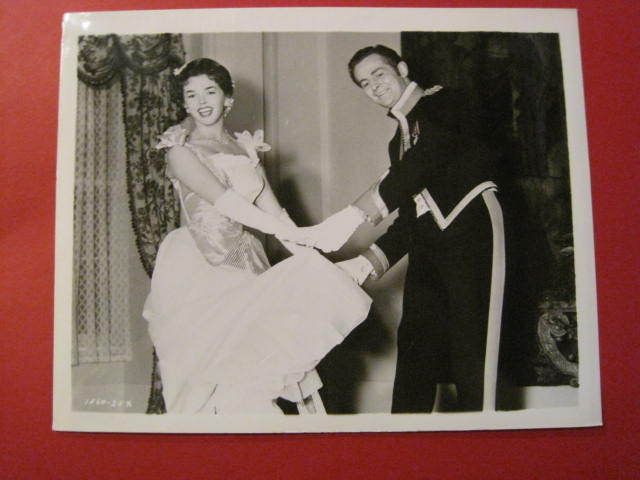 Dawn Addams, Jubilant Photograph in White Ball Gown and Elbow length