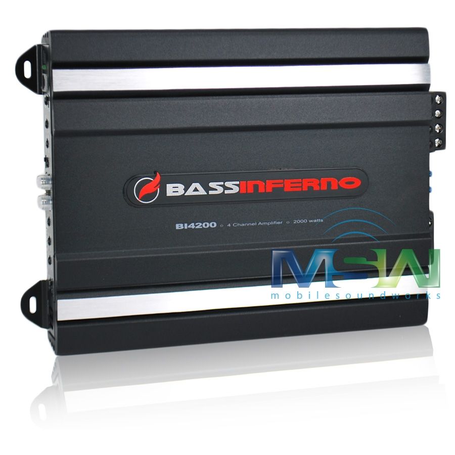 New Bass Inferno by DB Drive BI4200 4 Channel Car Stereo Amplifier Amp
