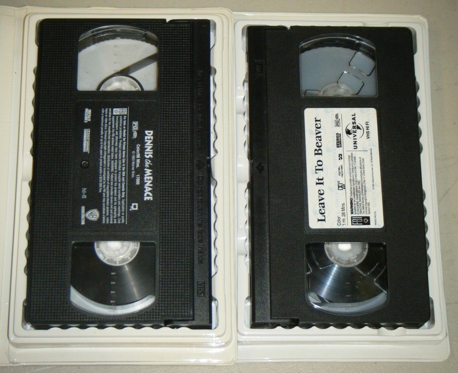 Leave It to Beaver Dennis The Menace VHS Set Walter Matthau Chris