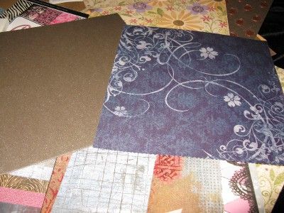 20 lbs Scrapbook Paper Embossed Glitter Metallic 12X12 Lot