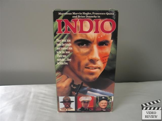 Indio VHS 1990 Marvin Hagler Brian Dennehy 086112258638