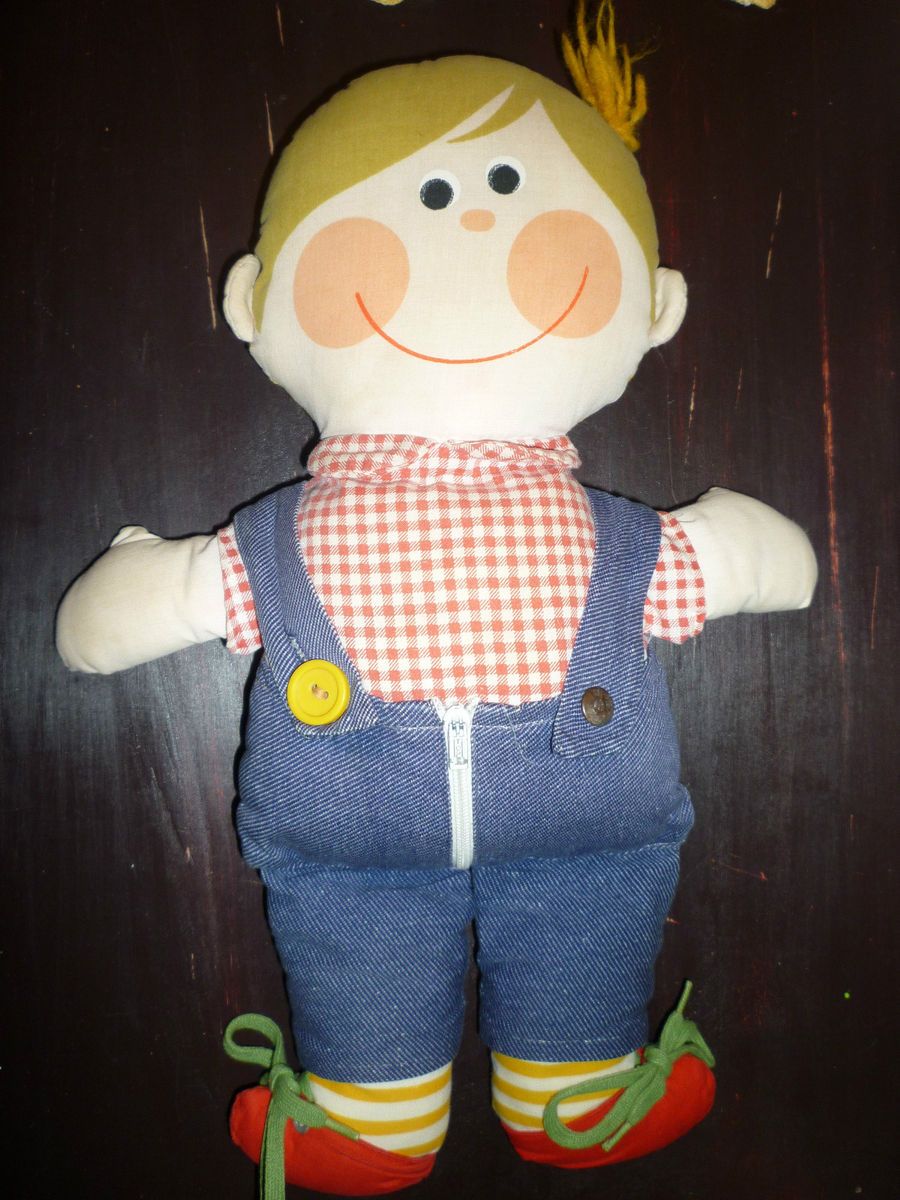 Vintage 1976 Playskool Dapper Dan Learn to Dress Doll