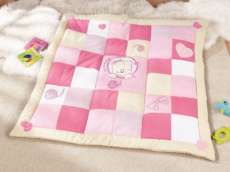 Preciosa Colcha de BEBE Niño Niña Tipo Patchwork Nuevo