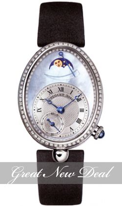 Breguet 8908BB Queen Reine de Naples 18K White Gold New