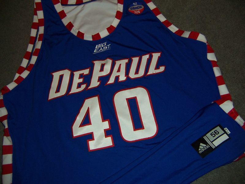 DePaul Blue Demons Adidas Big East Authentic Jersey