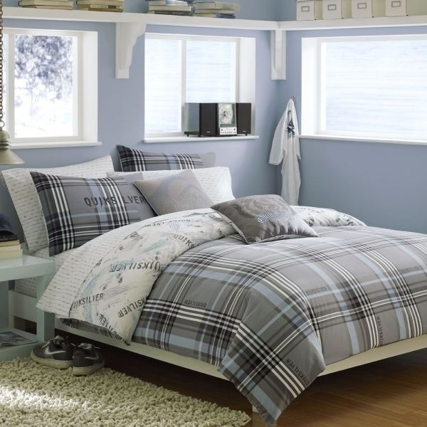  PAYBACK PLAID XL TWIN COMFORTER SHAM SHEETS DECO PILLOWS SET