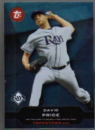 2011 Topps Series 1 Toppstown Town 35 David Price Rays