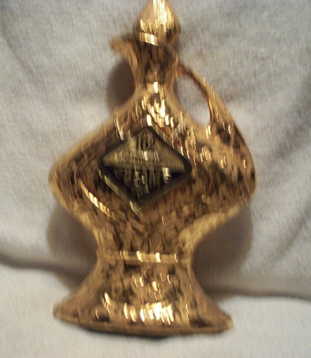 Jim Beam Gold Diamond Executve Whiskey Decanter Bottle