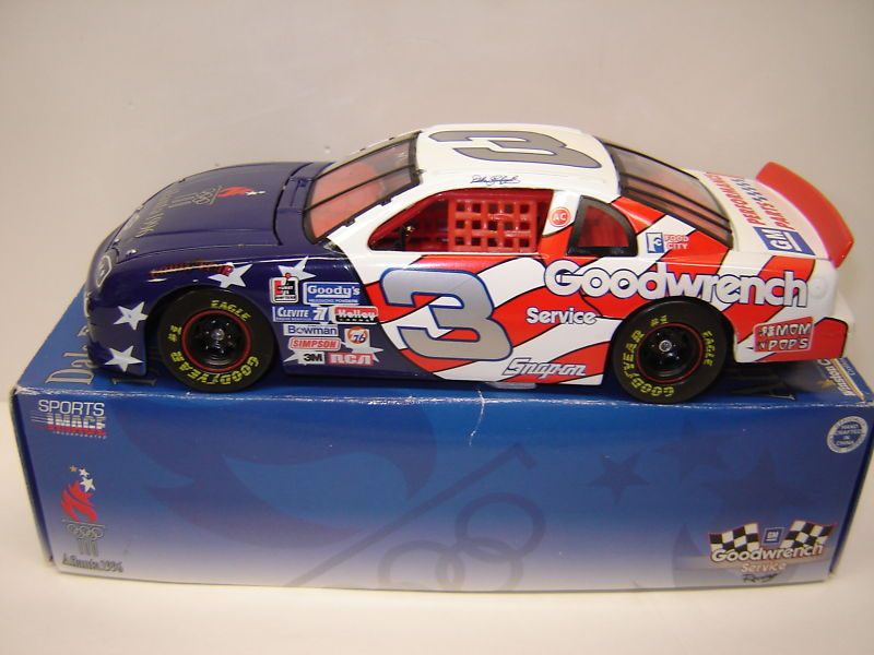 Dale Earnhardt 1996 Action 3 Goodwrench Olympic 1 24 Diecast Blue Box