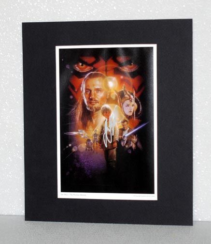  Jake Lloyd Anakin Star Wars Autograph Matted Print